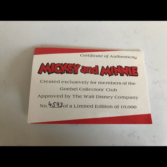 Disney Mickey and Minnie Figurines - Picture 5 of 6